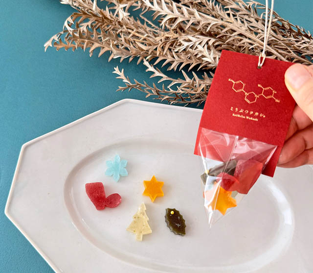 福岡市のハラペコラボ - 灯りを楽しむ鉱物キャンドル入り商品や宝石タルト「クリスマスギフト2025」登場