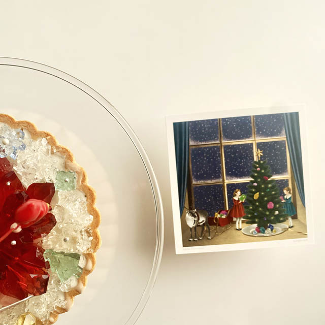 福岡市のハラペコラボ - 灯りを楽しむ鉱物キャンドル入り商品や宝石タルト「クリスマスギフト2025」登場