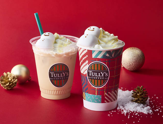 タリーズコーヒー「タリーズスノーマンラテ」「アイリッシュラテ」など冬季限定商品を発売