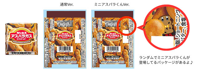 ギンビス×チロルチョコ「チロルチョコ＜アスパラガスビスケット＞」セブン限定発売