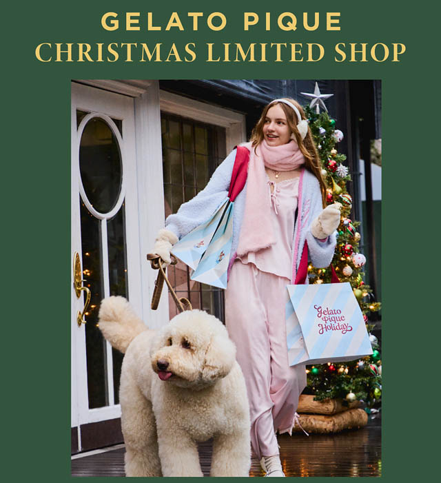 福岡PARCO - ホリデーアイテム満載の「GELATO PIQUE CHRISTMAS LIMITED SHOP」が期間限定で開催