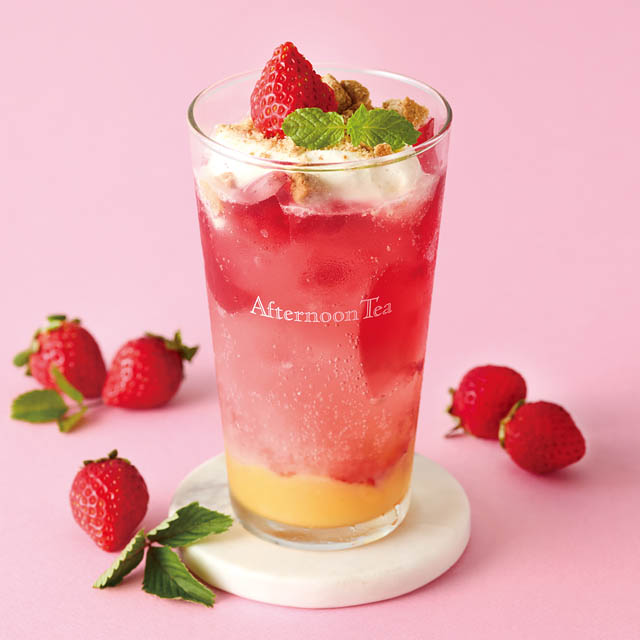 アフタヌーンティー・ティールーム - さくふわ食感！甘酸っぱい苺のスコーンサンドなど、苺づくしの冬限定スイーツ＆ティーを発売