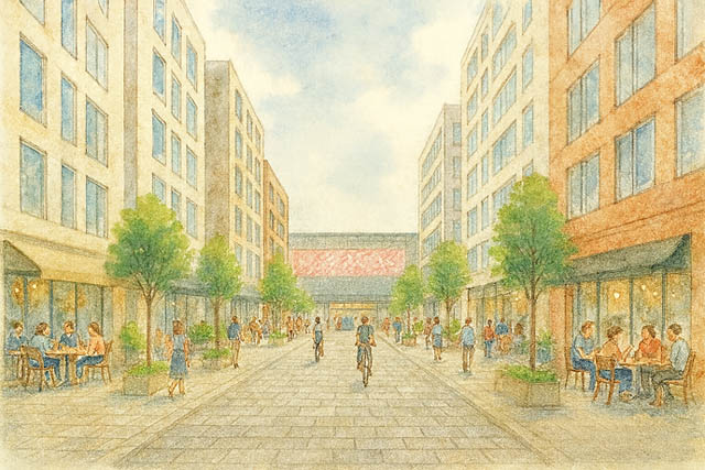 春日市が中心市街地の建替え後押し - 駅前エリアの規制緩和で活気づくまちづくりへ