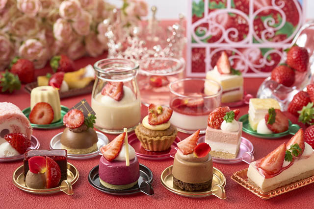 リーガロイヤルホテル小倉 - 期間ごとに変わるいちごスイーツ食べ放題ランチビュッフェ「STRAWBERRY SPECIAL~いちごで彩るわたしのご褒美時間~」予約開始