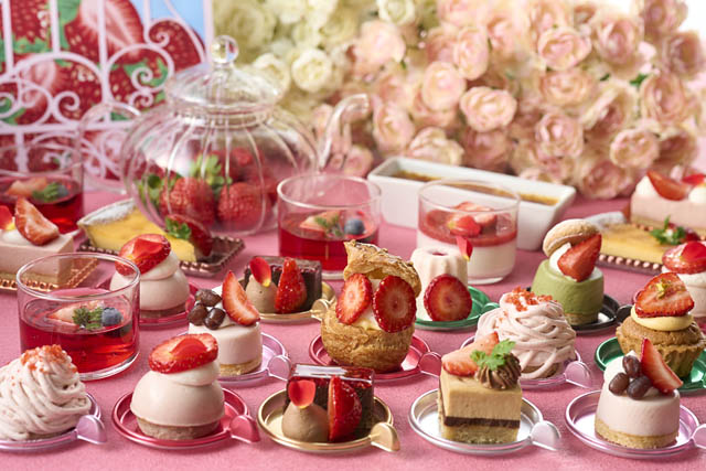 リーガロイヤルホテル小倉 - 期間ごとに変わるいちごスイーツ食べ放題ランチビュッフェ「STRAWBERRY SPECIAL~いちごで彩るわたしのご褒美時間~」予約開始