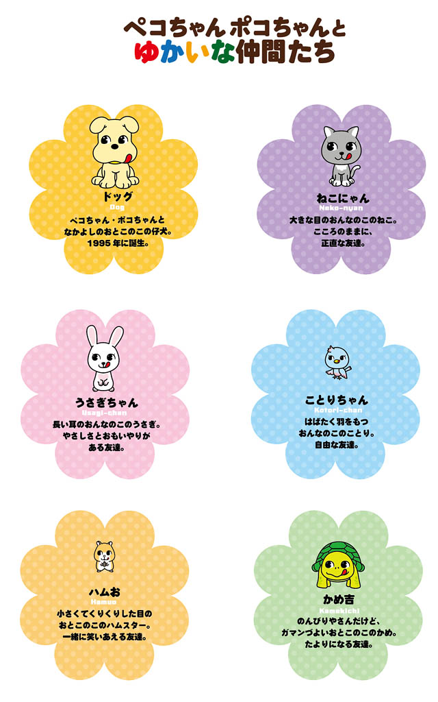 不二家の新キャラクターが誕生！ 新たなキャラクターたちが「ペコちゃんポコちゃんとゆかいな仲間たち」として2026年1月にデビュー