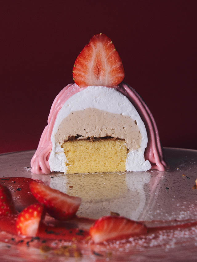 産地でしか味わえなかった幻の赤い宝石がビブリオテークに登場「あすかルビー×焦がしブリュレのいちごフェア」開催