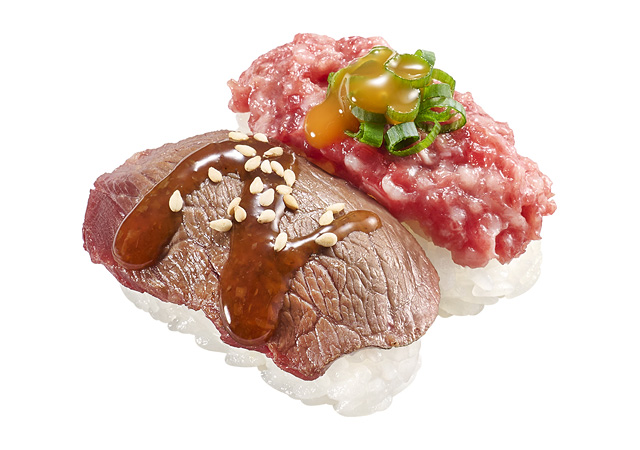 スシロー 通常税込180円~で販売している「特ネタ中とろ」と「濃厚うに包み」を税込110円~にて販売開始