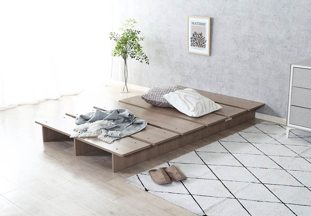 北九州市 不二貿易 - 一人暮らしデビューを応援！組み立て簡単・置くだけパレット・解放感あるステージベッドの3タイプが新登場