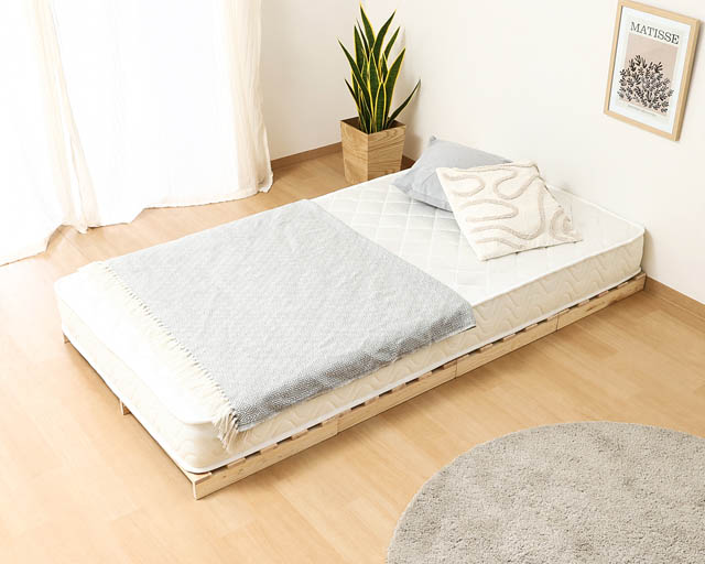 北九州市 不二貿易 - 一人暮らしデビューを応援！組み立て簡単・置くだけパレット・解放感あるステージベッドの3タイプが新登場