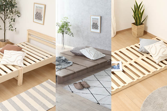 北九州市 不二貿易 – 一人暮らしデビューを応援！組み立て簡単・置くだけパレット・解放感あるステージベッドの3タイプが新登場