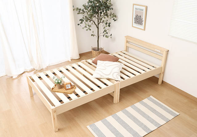北九州市 不二貿易 - 一人暮らしデビューを応援！組み立て簡単・置くだけパレット・解放感あるステージベッドの3タイプが新登場