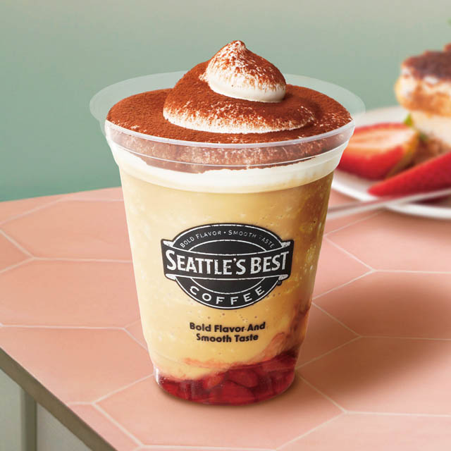 シアトルズベストコーヒー - 飲むデザートのような贅沢な「いちごティラミス」2種、期間限定販売