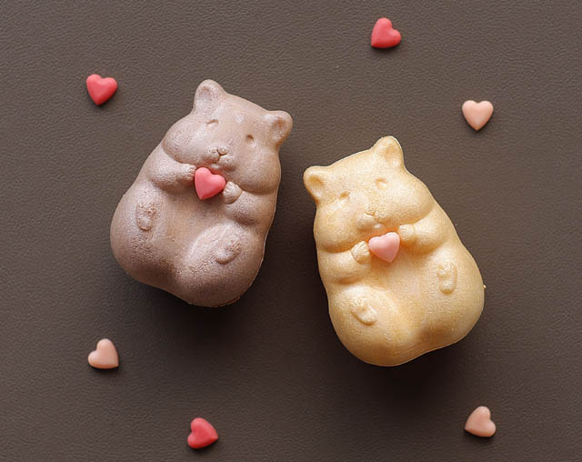 愛らしさで好評の「ハムスターモナカ」季節限定 チョコ餡 - 今年も登場