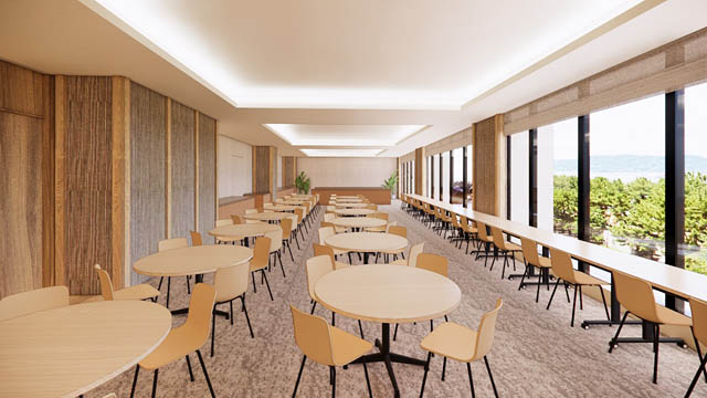 今春開業予定の「福岡プリンスホテル ももち浜」- 集いの場を目指したオールデイダイニング YOCATERRACE の予約開始日が決定