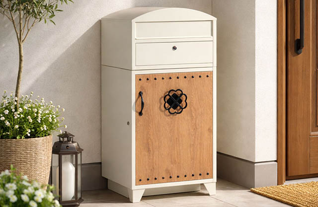 大川市 タンスのゲン - レジデンシャルな美しさと実用性を兼ね備えた「宅配ボックス」新モデル発売