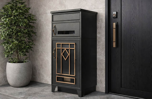 大川市 タンスのゲン - レジデンシャルな美しさと実用性を兼ね備えた「宅配ボックス」新モデル発売