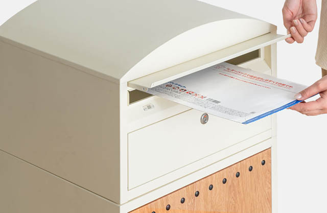 大川市 タンスのゲン - レジデンシャルな美しさと実用性を兼ね備えた「宅配ボックス」新モデル発売