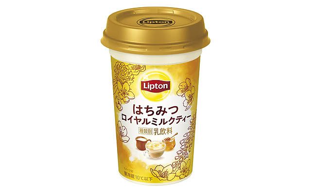華やかに香るはちみつとコク深く濃厚なミルクの味わい「リプトン はちみつロイヤルミルクティー」全国発売
