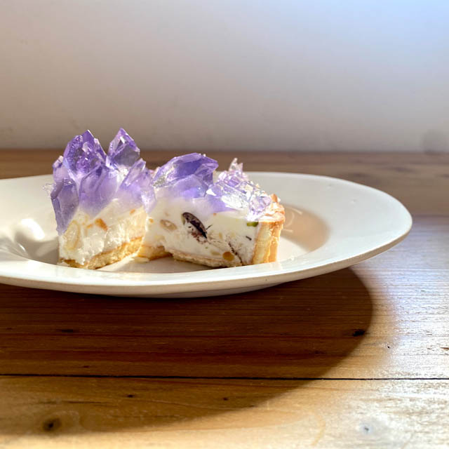 福岡市のハラペコラボ -「誕生石のタルト~2月アメシスト~」販売開始へ