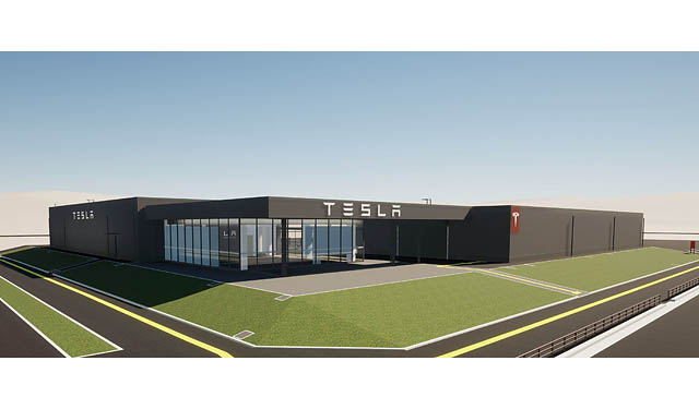 国内初の新設テスラセンター 福岡アイランドシティにオープン