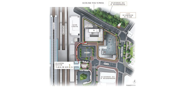 
久留米駅徒歩1分のタワーマンション、成約戸数が九州1位 - 駅前再開発の動向を映す事例に