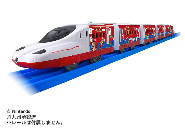 タカラトミー「プラレール JR九州 スーパーマリオ トレイン 西九州新幹線かもめ」今夏発売決定