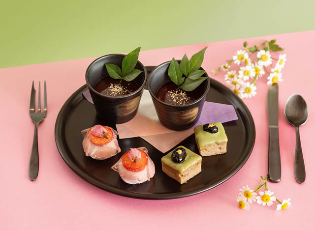 ザ・ワンファイブヴィラ福岡 -「春限定アフタヌーンティー」客室で楽しむ三段スタンド提供へ