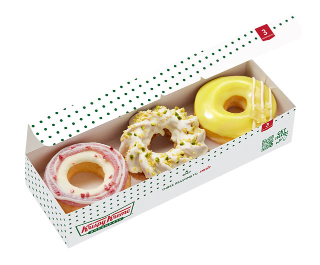 ザクぽろ・ふわフワ・ほわモチ - クリスピー・クリーム・ドーナツ 食感で味わう春ドーナツ3種が新登場へ