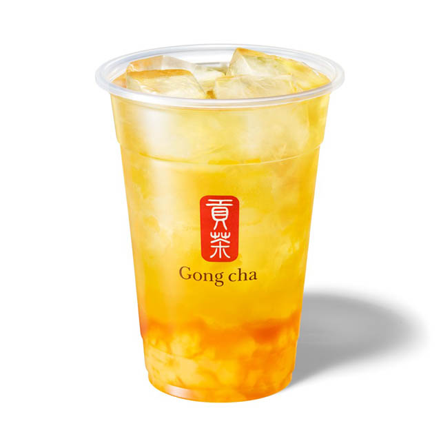 ゴンチャ - シャキシャキぷるぷる、甘さ華やぐ「アップルピーチ阿里山 ティーエード」登場