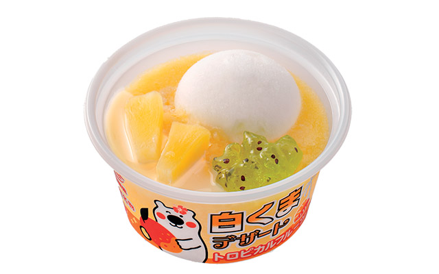 久留米の丸永製菓 - 新商品「白くまデザートトロピカルフルーツ」全国発売