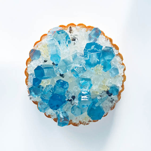 福岡市のハラペコラボ - 3月の誕生石アクアマリンが輝く限定スイーツ、2月20日正午より販売開始