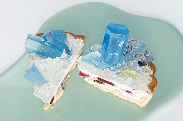 福岡市のハラペコラボ - 3月の誕生石アクアマリンが輝く限定スイーツ、2月20日正午より販売開始