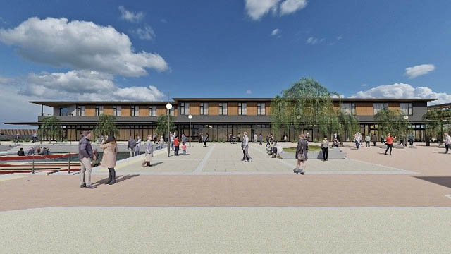 西鉄柳川駅前に「にぎわい交流施設」誕生へ。2027年6月開業、宿泊・飲食備えた“水都の玄関口”