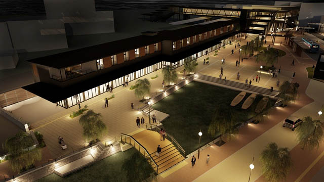 西鉄柳川駅前に「にぎわい交流施設」誕生へ。2027年6月開業、宿泊・飲食備えた“水都の玄関口”