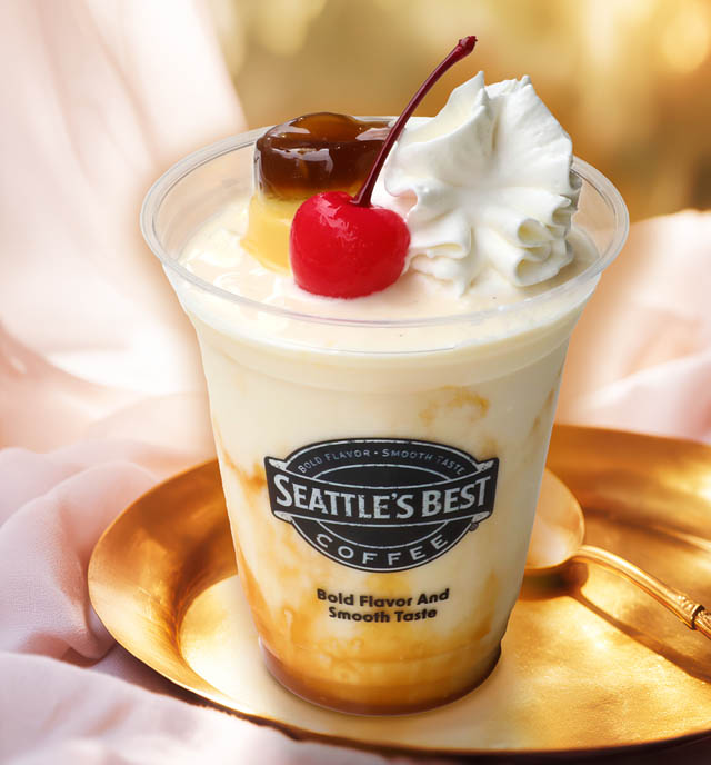 シアトルズベストコーヒー「プリンアラモードクーラ」期間限定販売