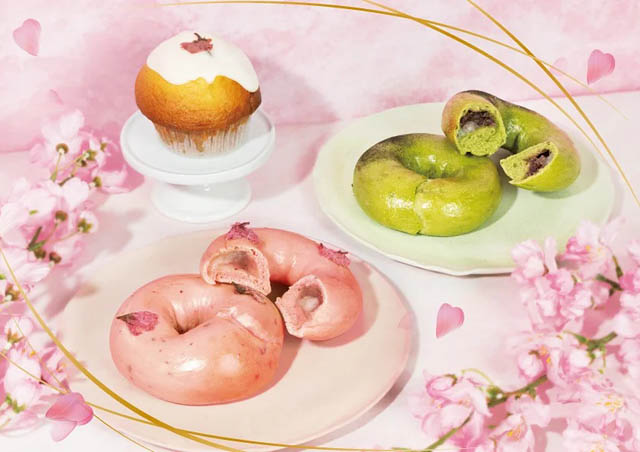 BAGEL & BAGEL – 春の訪れを感じさせる期間限定メニュー「桜もち ベーグル」登場