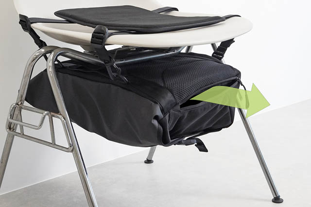 スタジアムの「荷物置き場」問題に終止符?エースが開発した“浮かせ収納”バッグ3種が画期的