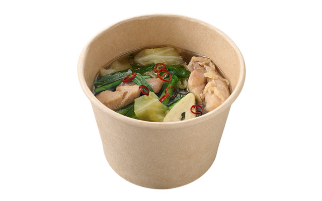 福岡・大名に「かどや」のキッチンカー到来！ダイショーと初コラボ、限定“もつ鍋風スープ”も登場