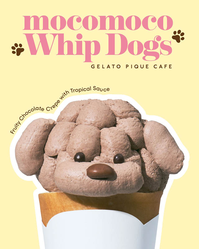 ジェラート ピケ カフェに"もこもこ"の犬たちが襲来！期間限定「ドッグクレープ」が可愛すぎる