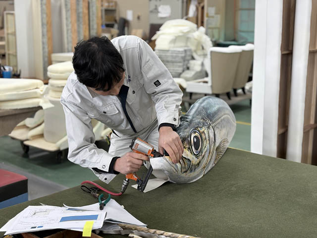 みずほPayPayドーム福岡「アジフライ席」- 家具・造作は福岡が誇る九州1位の家具メーカー