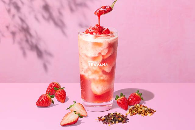 スターバックス ティー ＆ カフェ – 春限定「ストロベリー ＆ ダブル ティー フローズン」新登場