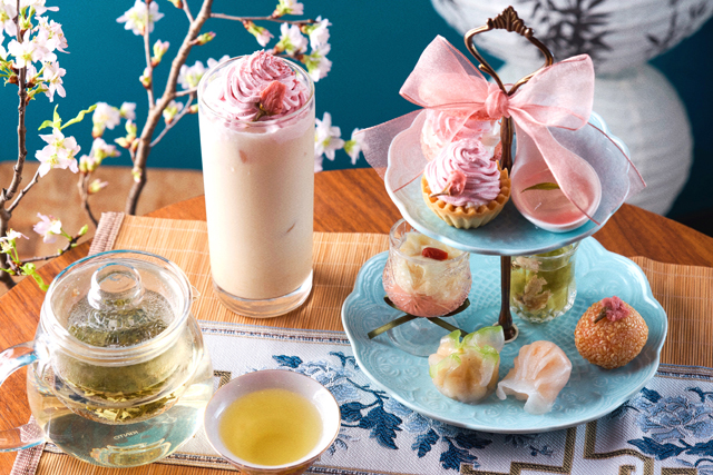 チャイナカフェ、桜龍井（さくらろんじん）アフタヌーンティーがスタート！
