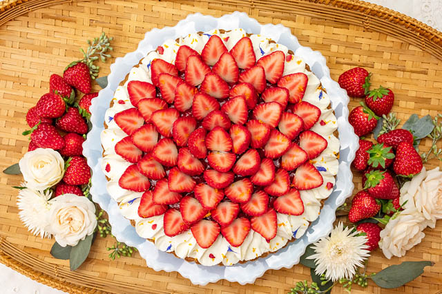 【明日まで】キルフェボン福岡 - 2026 White Day Tart「イチゴとダブルチーズのタルト」販売中