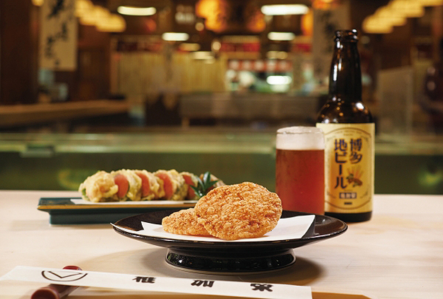 1961年創業 博多料亭 稚加榮「明太天ぷらせんべい」が博多でPOP UP を開催