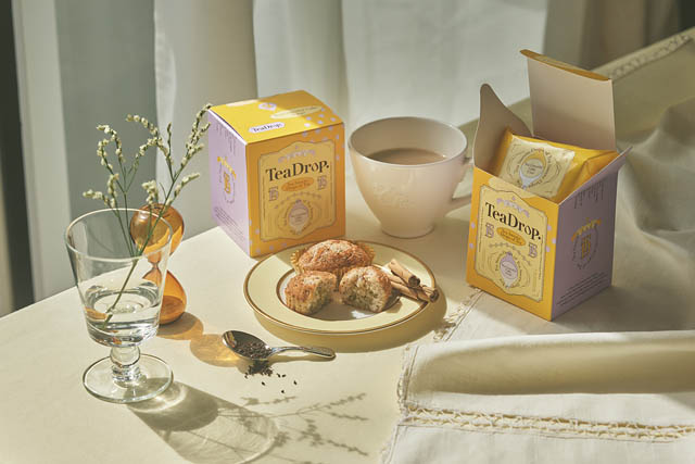 九州初上陸 - 滴る雫の紅茶菓子「TeaDrop.」天神に期間限定ショップを出店へ