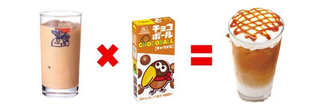 コメダ珈琲店×森永製菓 - 人気デザートを「小枝」「エンゼルパイ」などの菓子で再現！幻の味「キャラメルオーレ」の「チョコボール」も登場