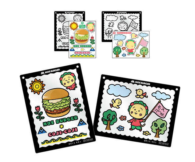 モスバーガー - メルヘンの国で暮らす仲間たちが描きおろしイラストで登場!「コジコジ」と初のコラボレーション