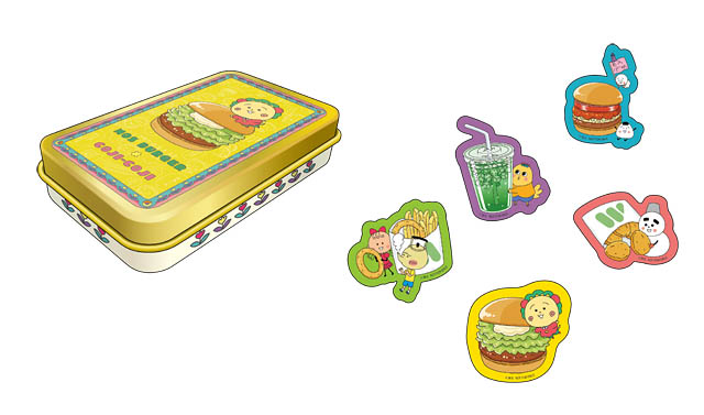 モスバーガー - メルヘンの国で暮らす仲間たちが描きおろしイラストで登場!「コジコジ」と初のコラボレーション