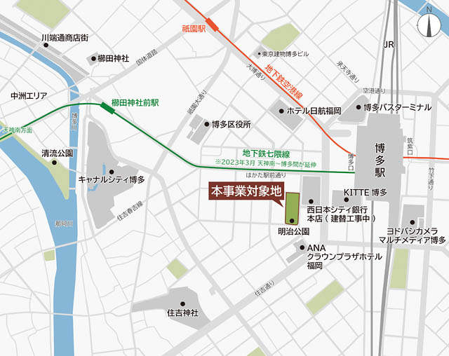 博多駅のにぎわいをつなぐ新拠点 「明治公園」今夏 開園へ